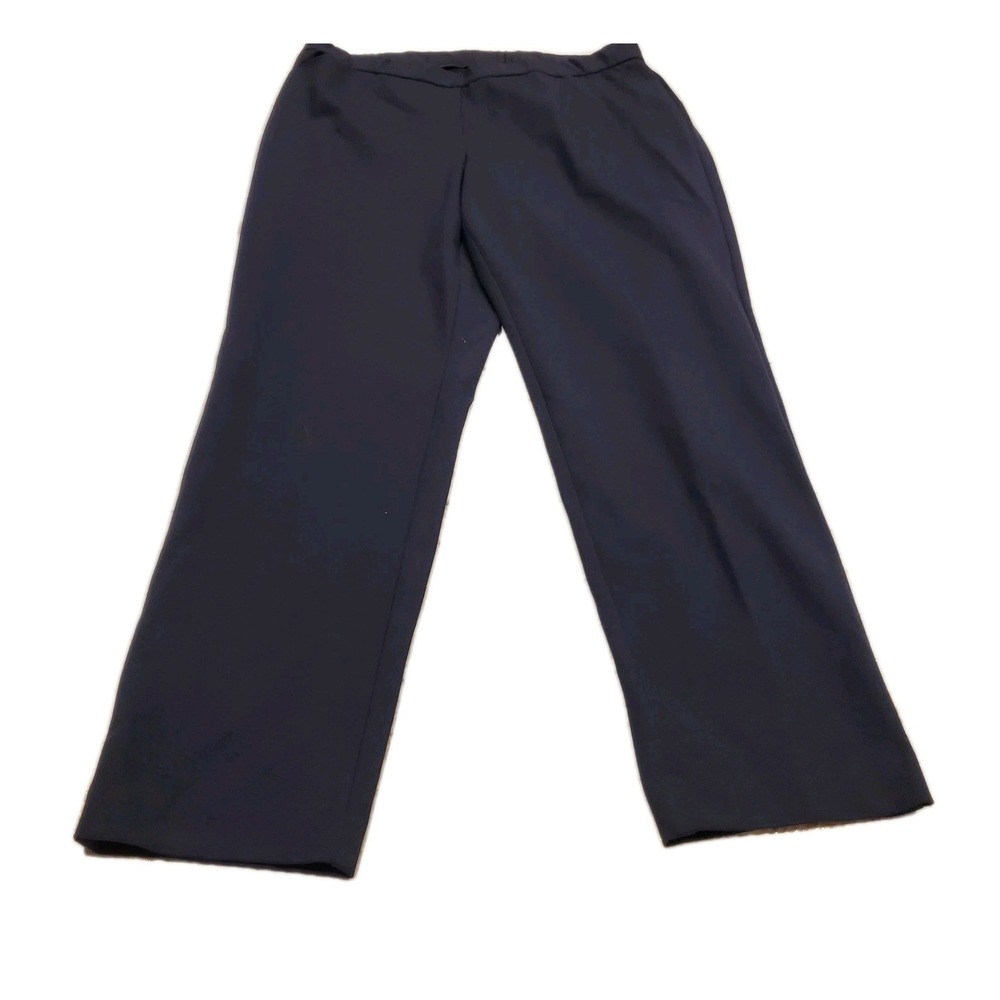 J. Jill Ponte Slim Leg Pull On Pants Women's Black Casual Knit 34W29L